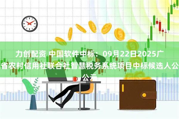 力创配资 中国软件中标：09月22日2025广东省农村信用社联合社智慧税务系统项目中标候选人公示